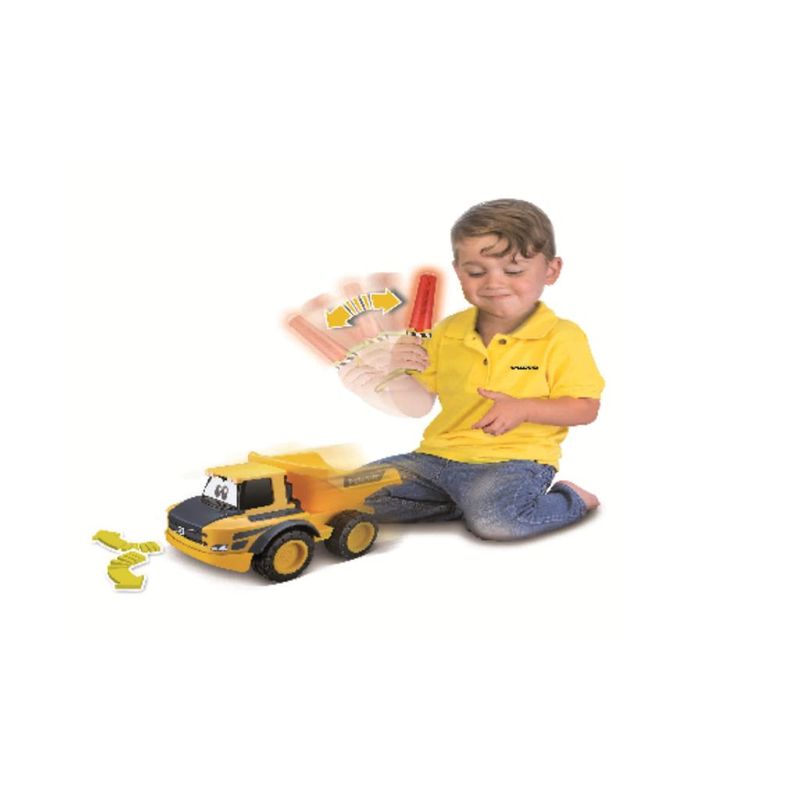 Mini-Veiculo---Meu-Primeiro-Caminhao---Volvo----Amarelo---Maisto-3