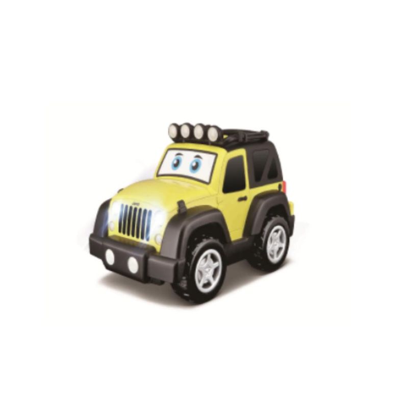 Mini-Veiculo---BbJunior---Jeep-Light---Sound---Amarelo---Maisto-0