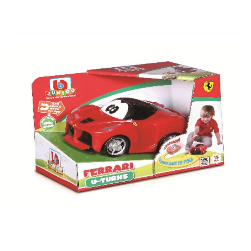 Mini-Veiculo---BbJunior---Ferrari-U-TURNS---Vermelho---Maisto-1