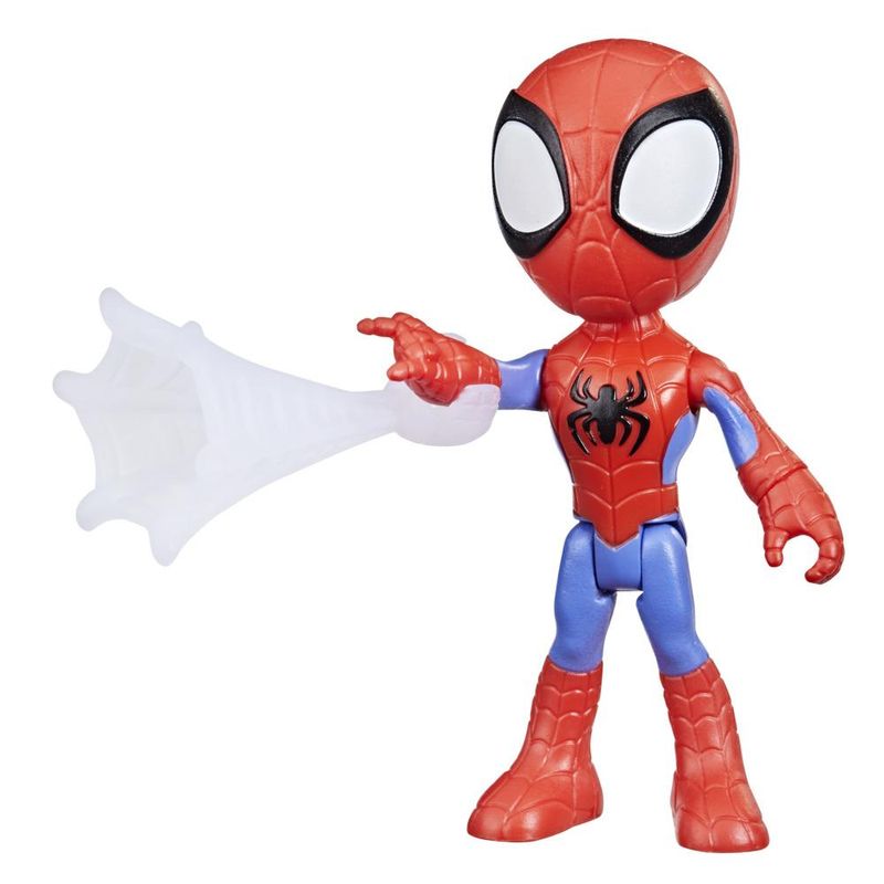 Boneco-Articulado---Marvel---Spidey-And-His-Amazing-Friends---Spidey---Com-Teia---10cm---Hasbro-0