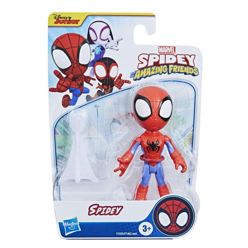 Boneco-Articulado---Marvel---Spidey-And-His-Amazing-Friends---Spidey---Com-Teia---10cm---Hasbro-6