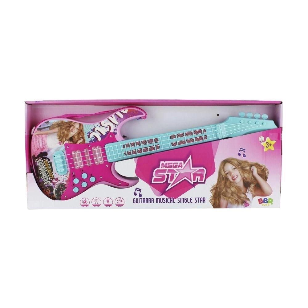 Rosa Guitarra Mega Star - BBR Toys R2974 - Ri Happy