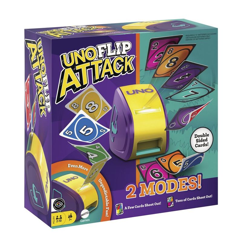 Jogo-de-Cartas---UNO-Flip-Attack---2-Modes---Mattel-0