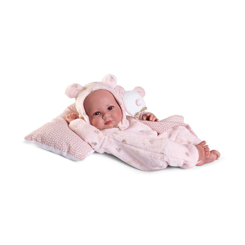Boneca-Bebe---Recem-nascida---Antonio-Juan---Com-Pijama-de-Urso---Fun-1