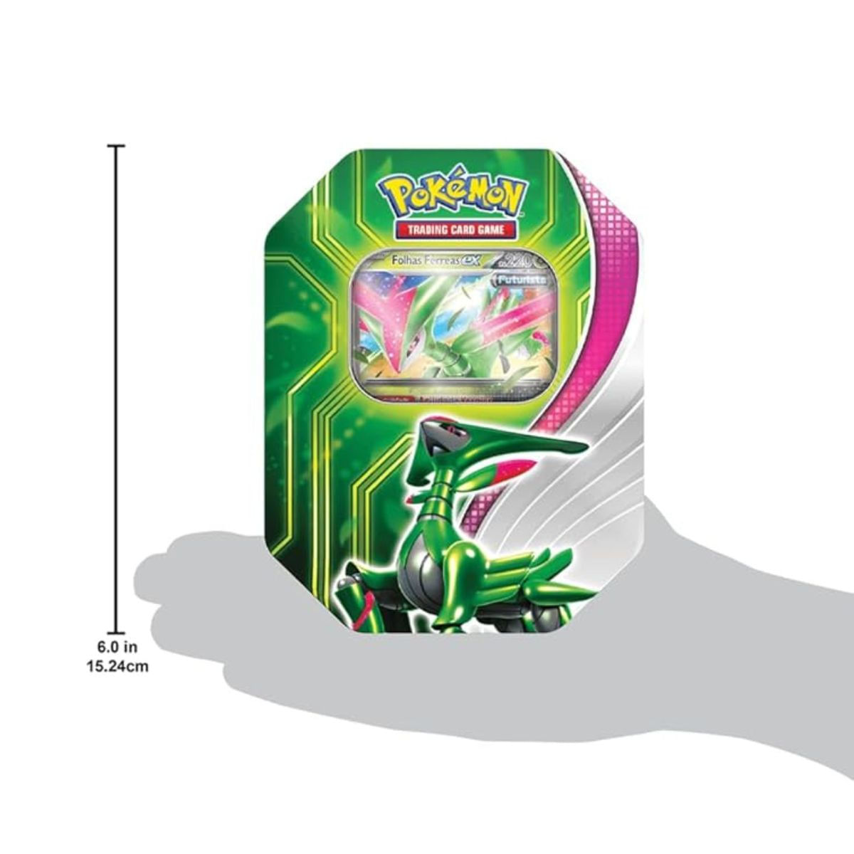 Pokemon Lata Batalha Paradoxal Folhas Férreas Copag 34166 - Ri Happy