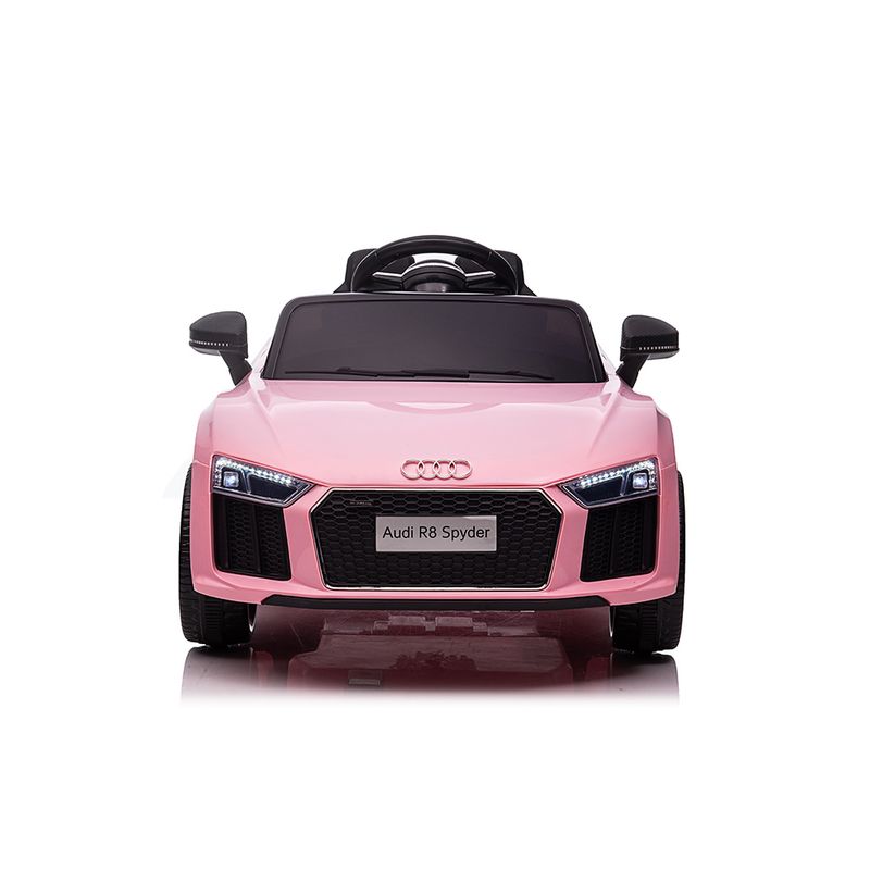 Mini-Carro-Eletrico-Com-Controle-Remoto---Audi-R8---Spyder-Rosa---12V---Shiny-Toys-0