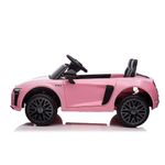 Mini-Carro-Eletrico-Com-Controle-Remoto---Audi-R8---Spyder-Rosa---12V---Shiny-Toys-2