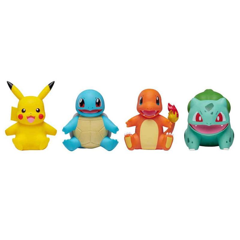 Conjunto-de-Figuras---Pokemon---Bulbasaur-Squirtle-Pikachu-e-Charmander---Sunny-0