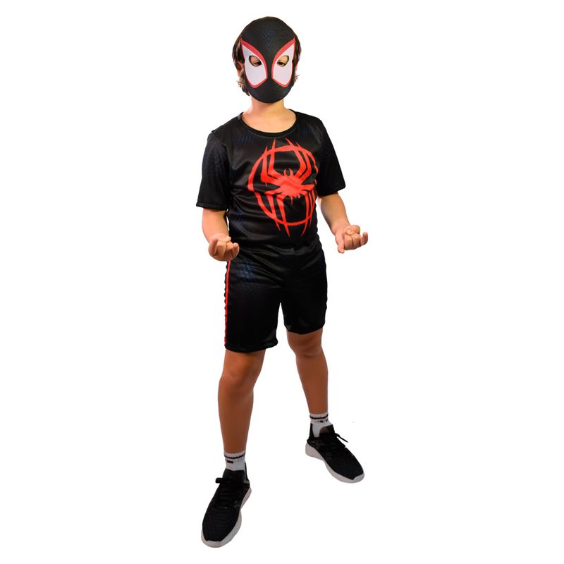 Fantasia-Infantil-Classica---Marvel---Homem-Aranha---Miles-Morales---Tamanho-G---Novabrink-0