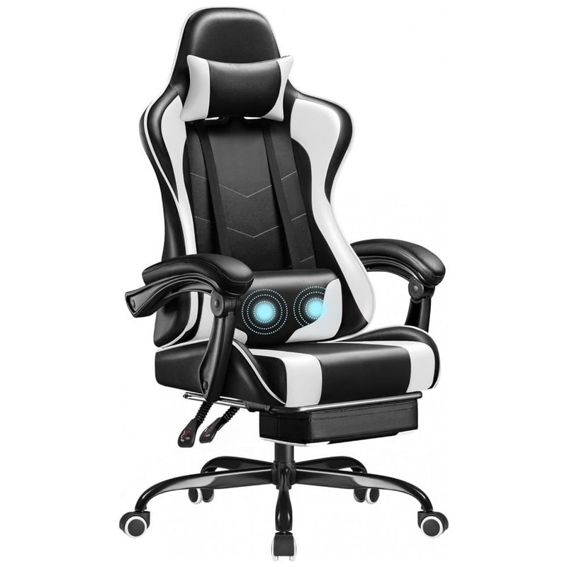 Homall gaming chair white discount