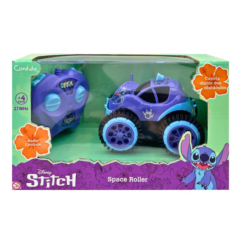 Carrinho-com-Controle-Remoto---Disney---Stitch---Space-Roller---Candide-1