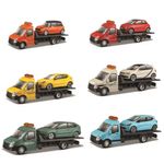 Mini-Carro---1-43-Street-Fire-Flatbed-Transport-W---Bburago---Sortido---Maisto-0