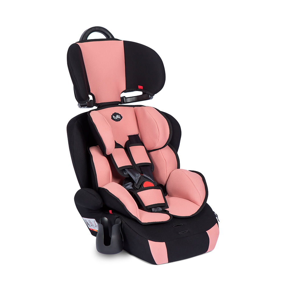 Encontraproduto.com.br - Cadeirinha Infantil Carro 09 Á 36kg Versati Rosé Tutti Baby