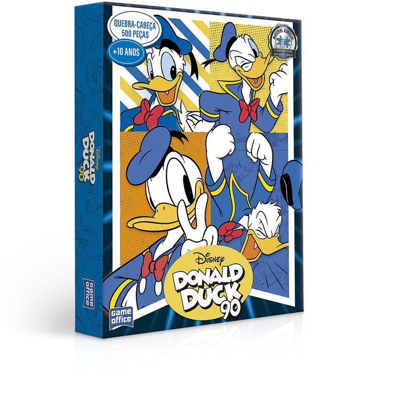 Quebra-Cabeca---Disney---Donald-Duck---90-Anos---500-Pecas---Toyster-0