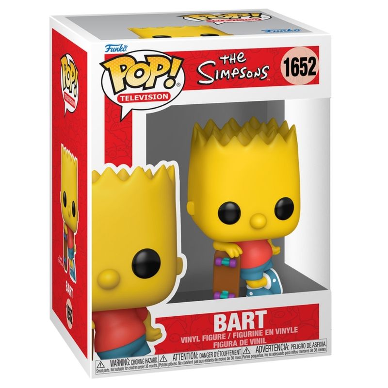 Figura-de-Vinil---Funko-POP--Television---Os-Simpsons---Bart-com-Skate----Candide-1