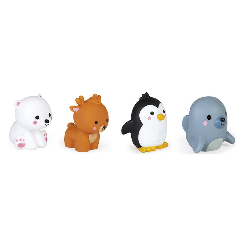 Conjunto-de-Brinquedos-para-Banho---Janod---Animais-Polares---Maped-0