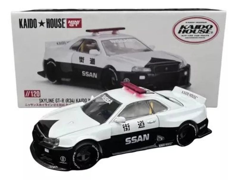 Mini GT Kaido House - Nissan Skyline GT-R R34 V2 Aero Japan Mini GT Kaido House - Nissan Skyline GT-R R34 V2 Aero Japan
