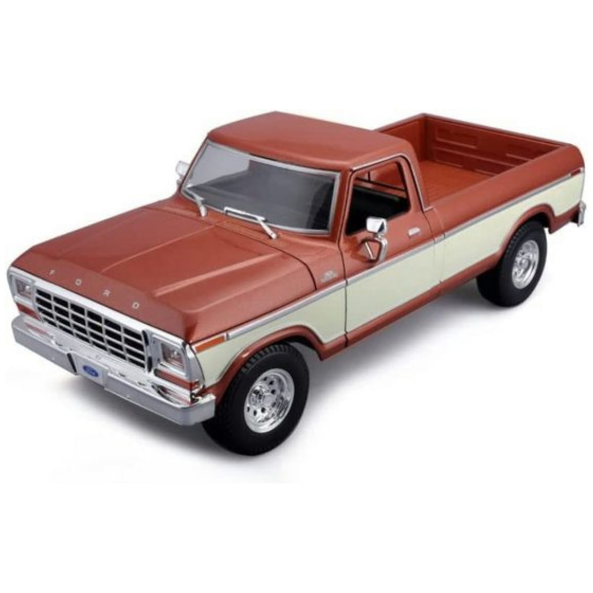 Miniatura Picape Ford F-150 1979 1/18 Marrom Maisto 31462 - Ri Happy
