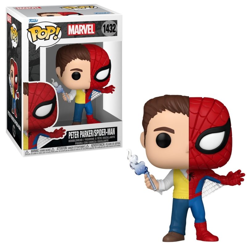 Boneco---Funko-Pop---Marvel-Split---Peter-Parker-Homem-Aranha---Candide-2