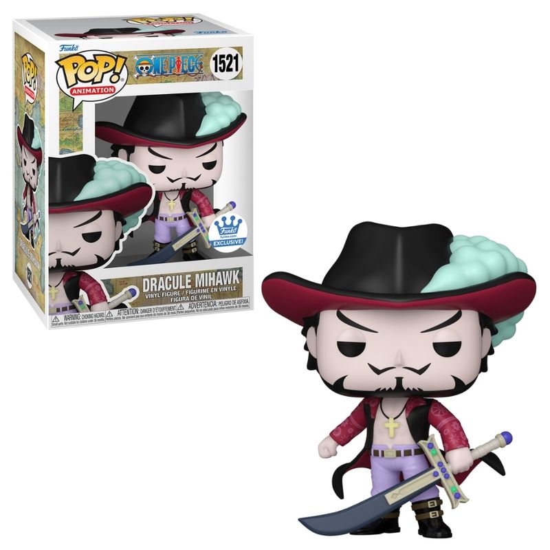 Figura-de-Vinil---Funko-POP--Animation---One-Piece---Dracula-Mihawk---Candide-2