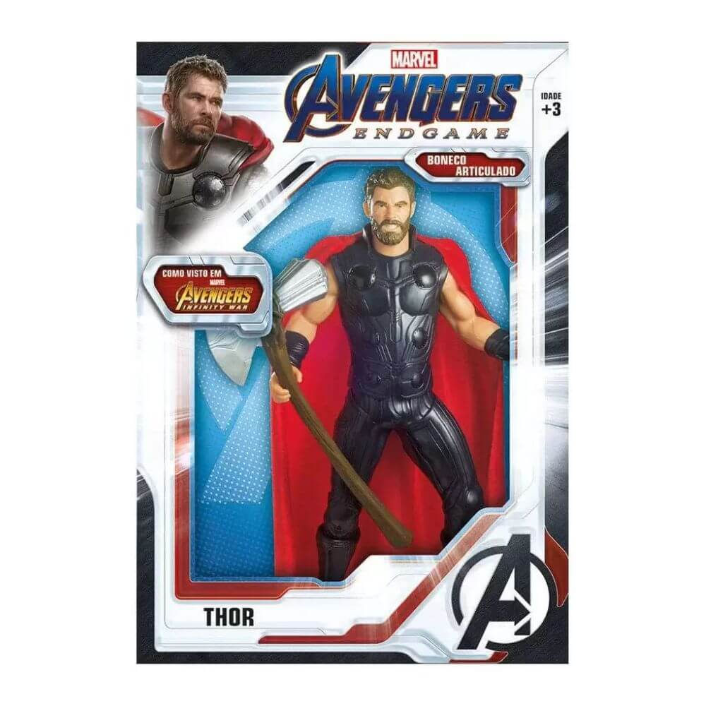 Boneco Thor - Vingadores Ultimato - Gigante 50cm - Mimo Boneco Thor - Vingadores Ultimato - Gigante 50cm - Mimo