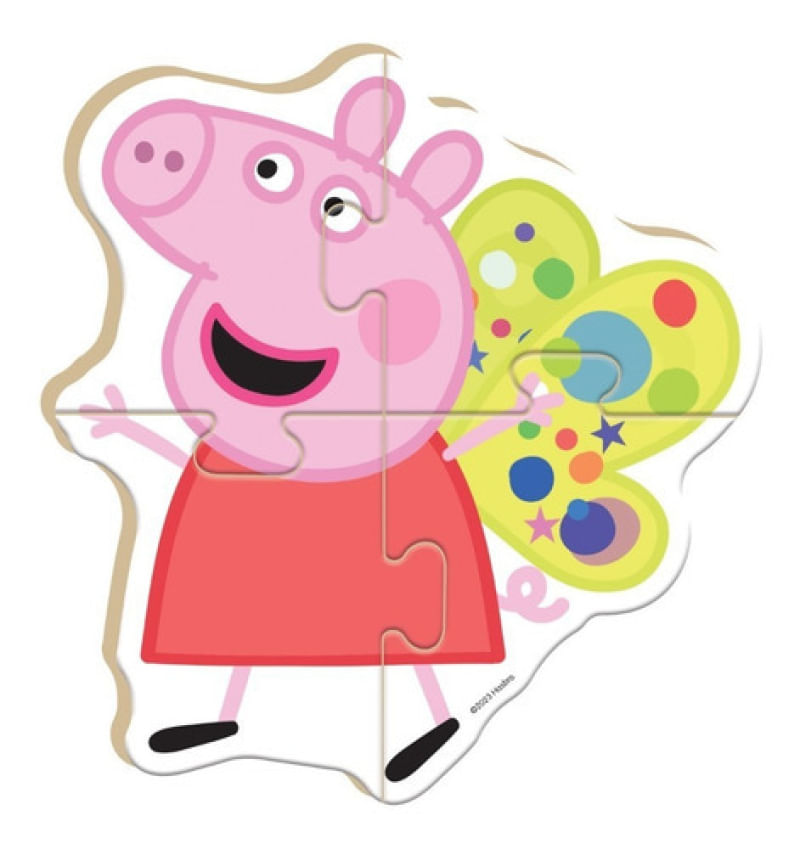 Jogo Infantil Primeiro Quebra Cabeça Peppa Pig Nig Brinquedo Jogo Infantil Primeiro Quebra Cabeça Peppa Pig Nig Brinquedo