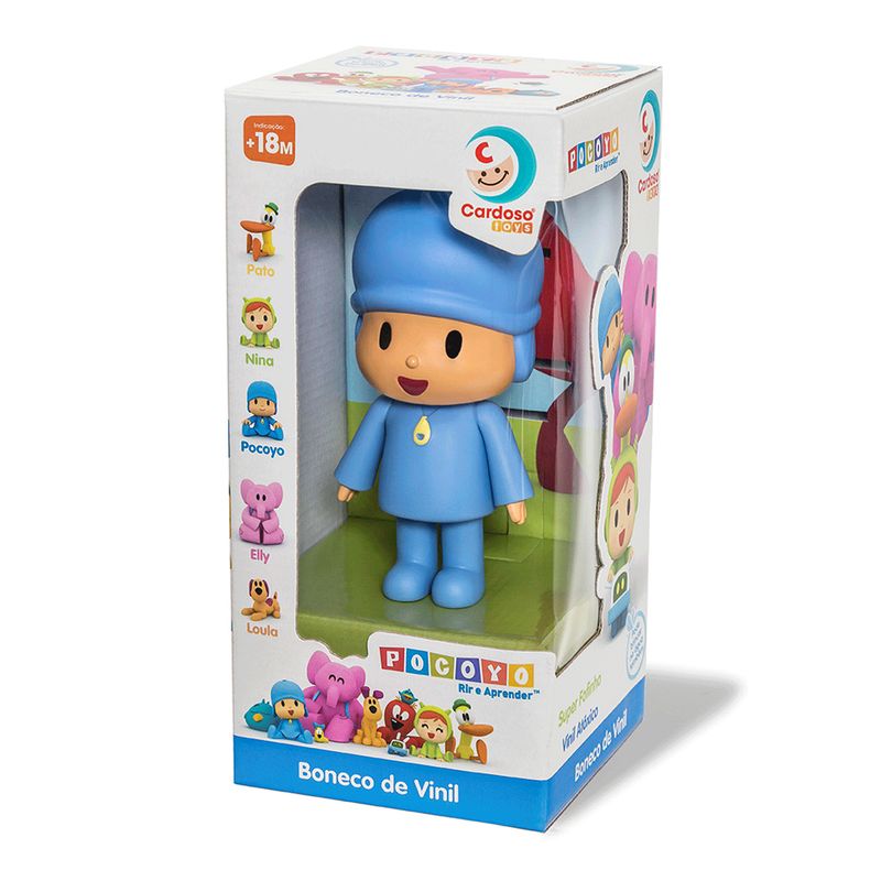 Boneco De Vinil Pocoyo 0275 - Cardoso Toys - Ri Happy