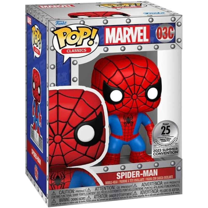 【ファンコ】FunkoPOP! MARVELシリーズ 25体セット Funko Pop Marvel 03C Spider-Man 25th Anniversary Exclusive - Ri Happy