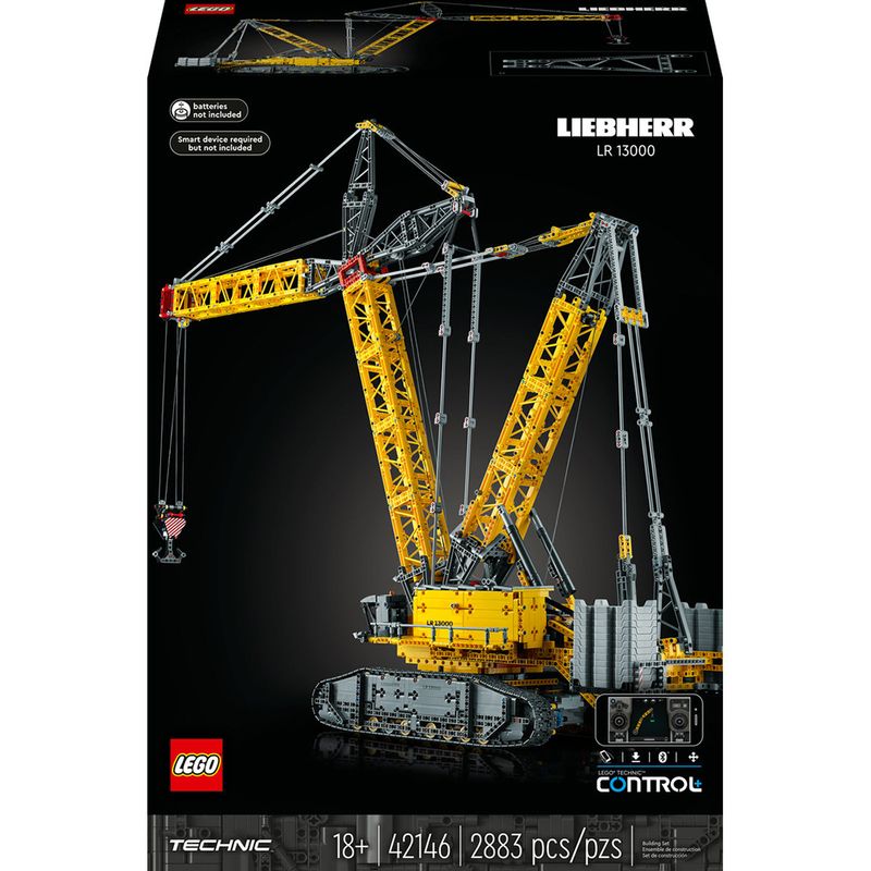 Lego---Guindaste-sobre-Esteiras-Liebherr-LR-13000---42146---Technic-0