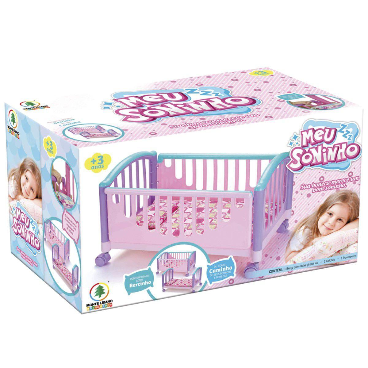 Berço meu Soninho 4690 - Monte Líbano - PBKIDS Brinquedos