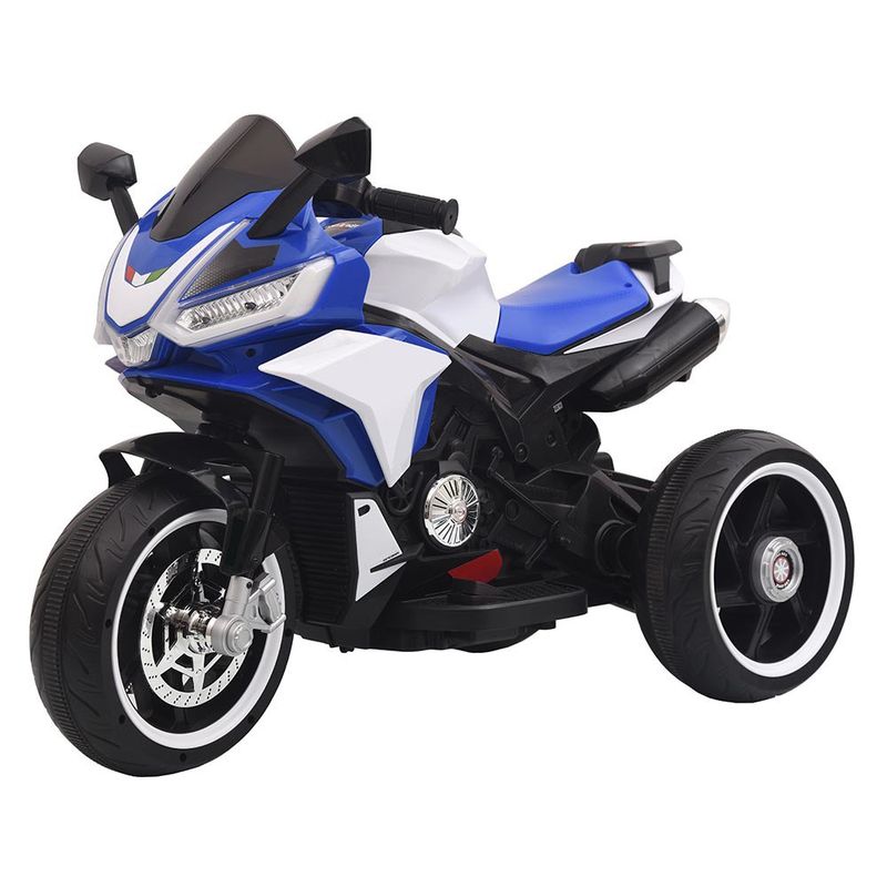 Motocicleta-eletrica---3-Rodas---Azul---12v---Mp3---Shiny-Toys-0