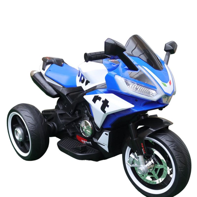 Motocicleta-eletrica---3-Rodas---Azul---12v---Mp3---Shiny-Toys-1
