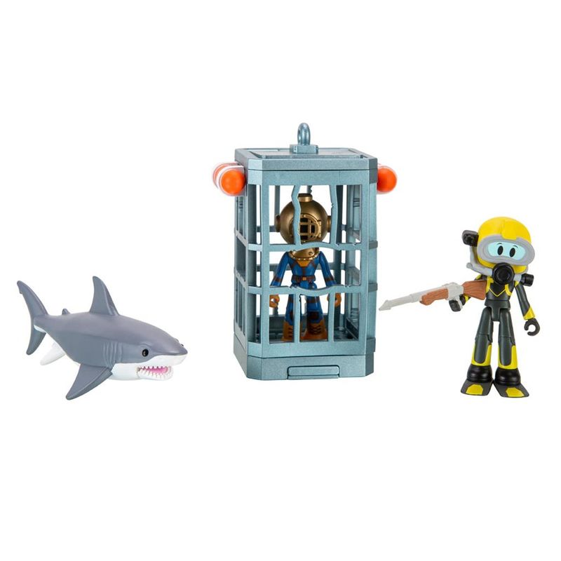 Conjunto-De-Figuras-E-Acessorios---Devseries---Shark-Bites-2---Gaiola-De-Tubarao---Sunny-0