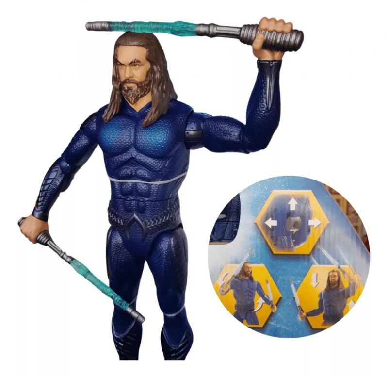 Aquaman Double Strike Figura De Luxo Sunny 003453 PBKIDS