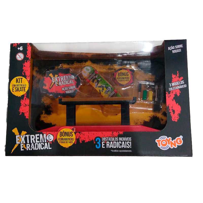 Conjunto-de-Skate-de-Dedo-e-Obstaculo---Extremo-e-Radical---Modelos-Sortidos---Toyng-9