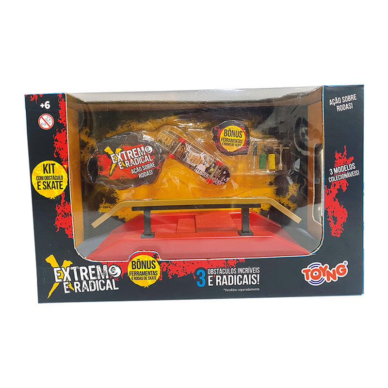 Conjunto-de-Skate-de-Dedo-e-Obstaculo---Extremo-e-Radical---Modelos-Sortidos---Toyng-10
