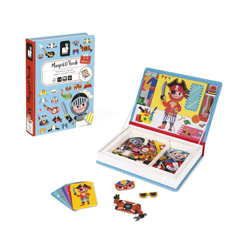 Brinquedo-Educativo---Janod---O-Livro-Magnetico---Fantasias---Maped-2