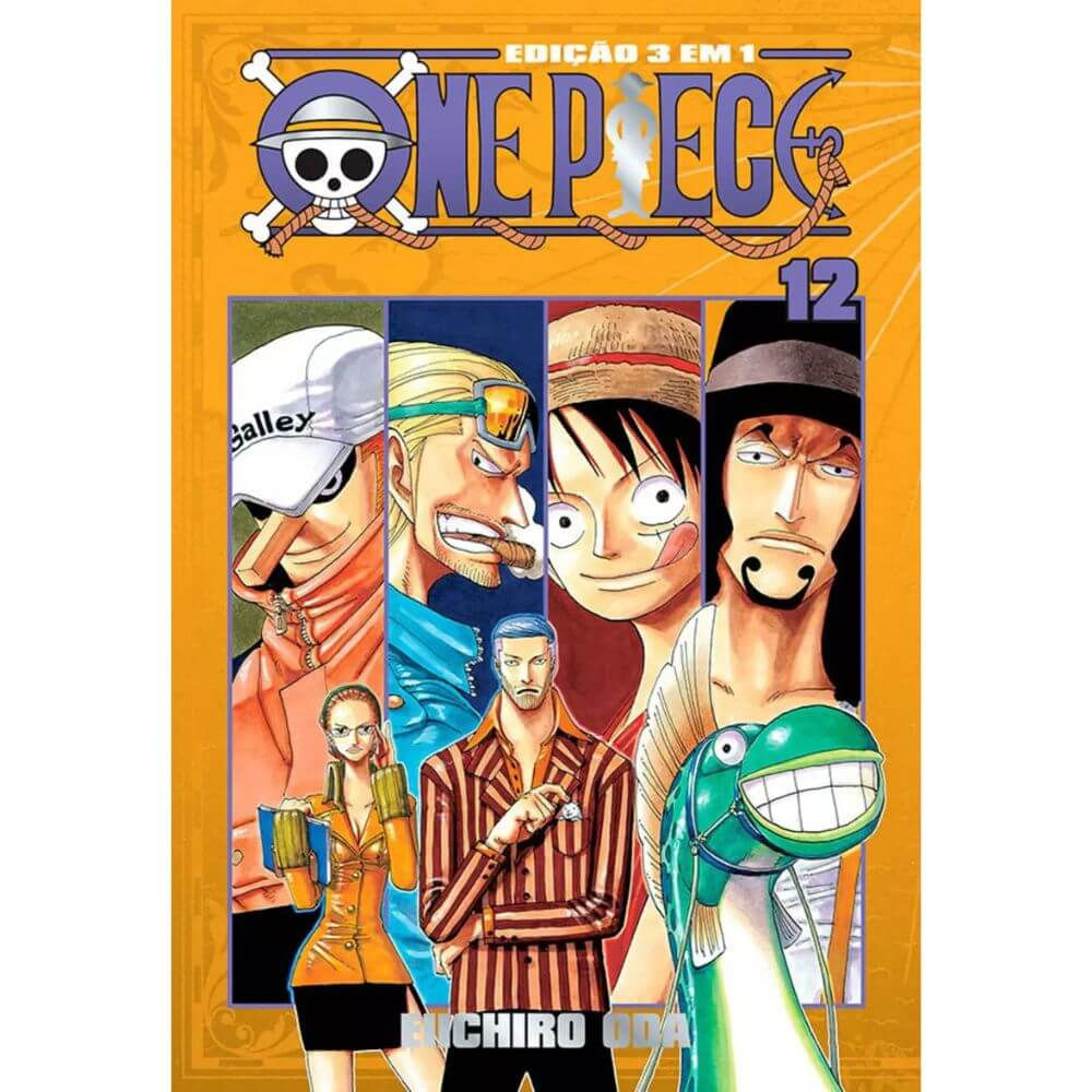 Livro Mangá - One Piece Edição 3 em 1 - Volume 12 - Panini - PBKIDS ...