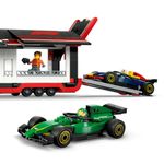 LEGO---City-Formula-1---Caminhao-de-F1-com-Carros-de-F1-RB20-e-AMR24---60445-9