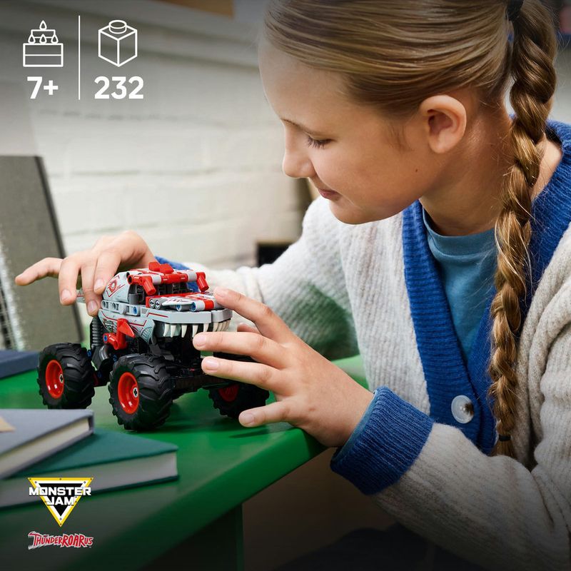 LEGO---Technic---Monster-Jam-ThunderROARus-de-Puxar---42200-7