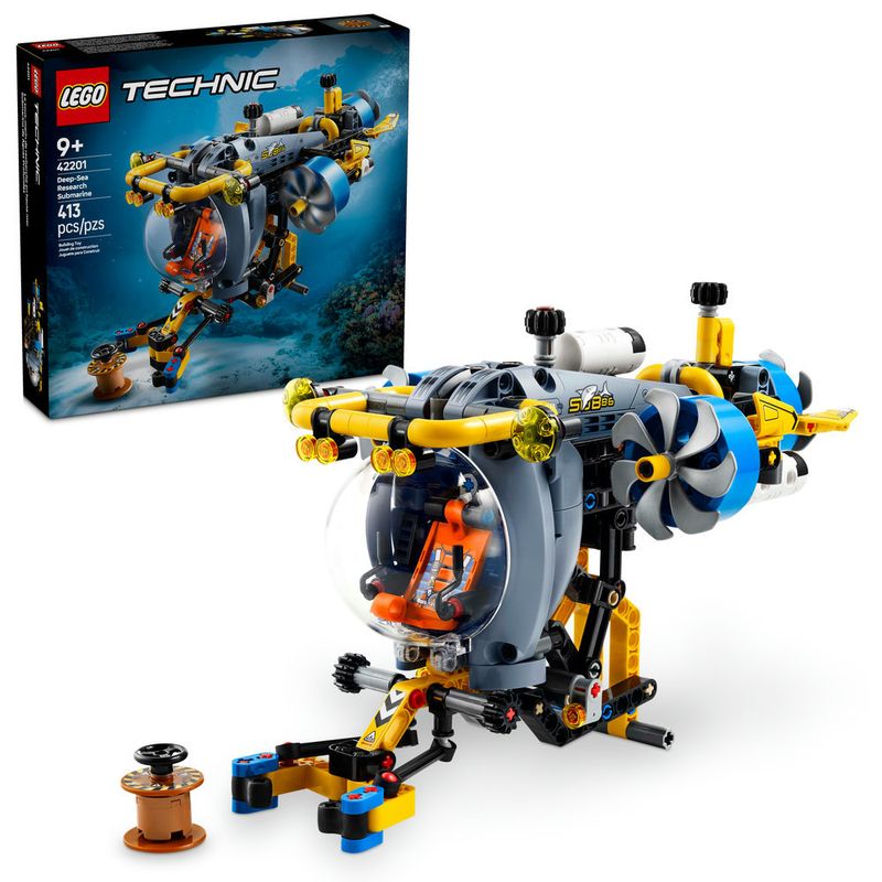 LEGO---Technic---Submarino-de-Pesquisa-em-Mar-Profundo---42201-0