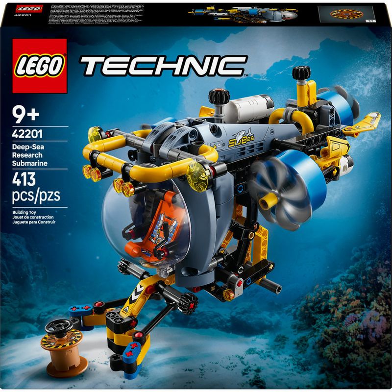 LEGO---Technic---Submarino-de-Pesquisa-em-Mar-Profundo---42201-1
