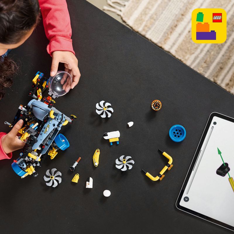 LEGO---Technic---Submarino-de-Pesquisa-em-Mar-Profundo---42201-12