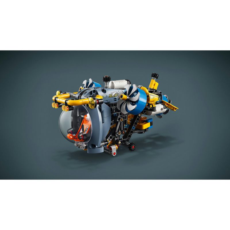 LEGO---Technic---Submarino-de-Pesquisa-em-Mar-Profundo---42201-15