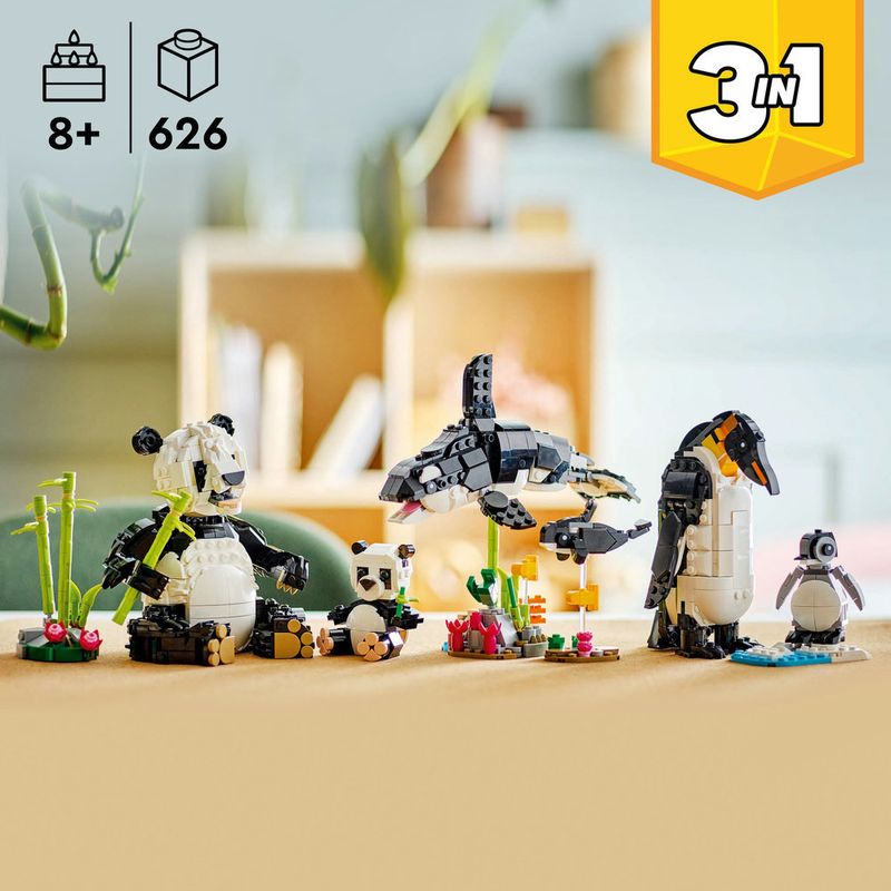 LEGO---Creator---Animais-Selvagens--Familia-de-Pandas---31165-7