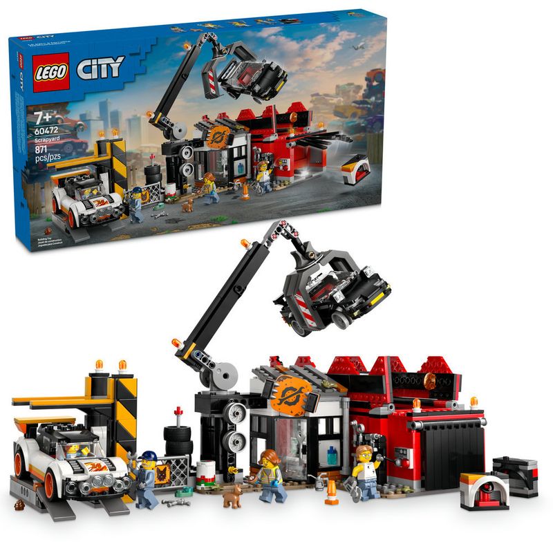 LEGO---My-City---Ferro-velho-com-Carros---60472-0