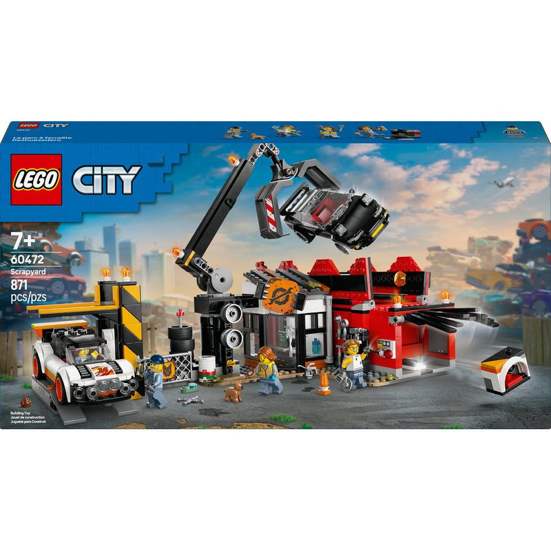 LEGO---My-City---Ferro-velho-com-Carros---60472-1