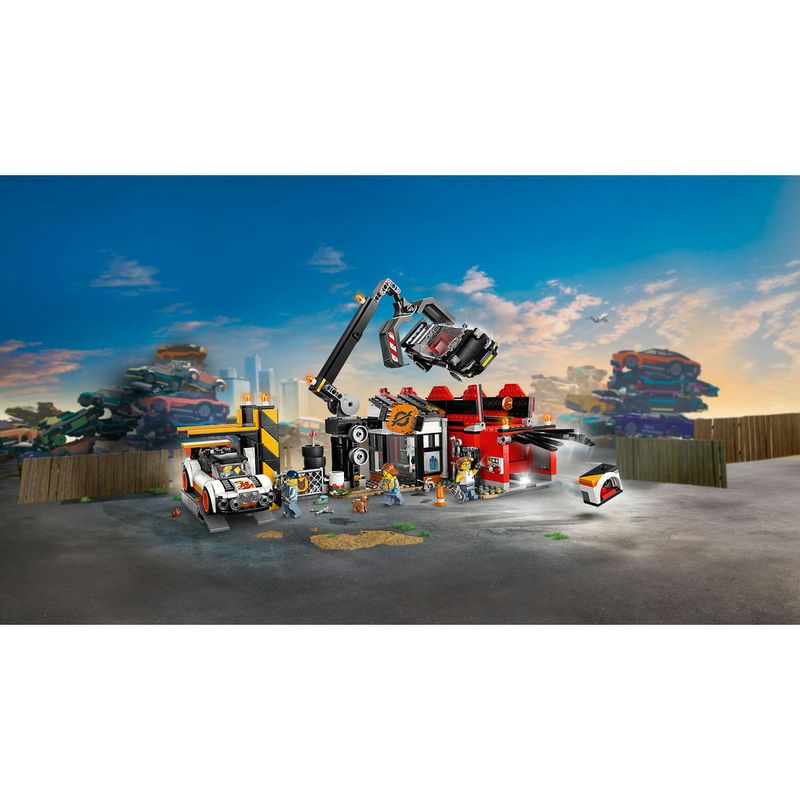 LEGO---My-City---Ferro-velho-com-Carros---60472-12