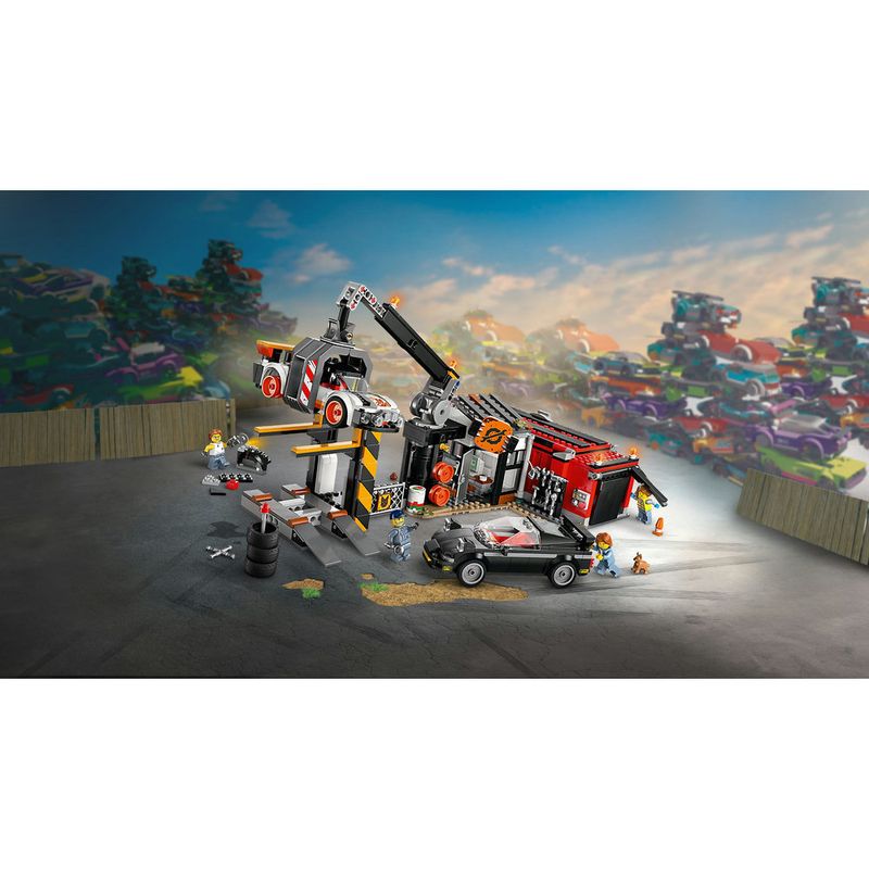 LEGO---My-City---Ferro-velho-com-Carros---60472-14