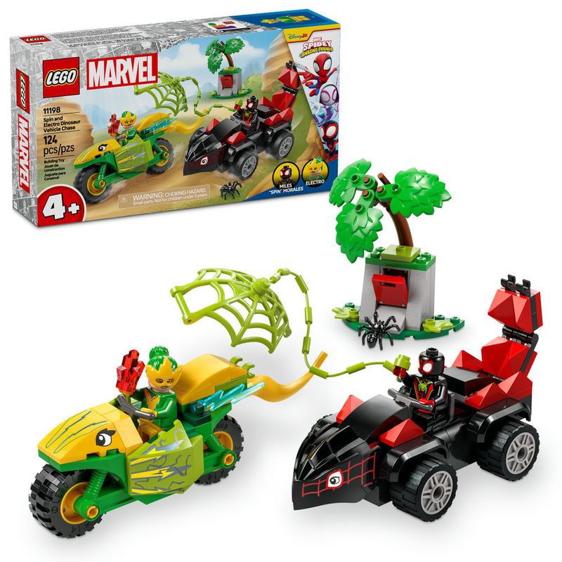 LEGO---Spidey---Perseguicao-com-Veiculos-de-Dinossauro-de-Spin-e-Electro---11198-0